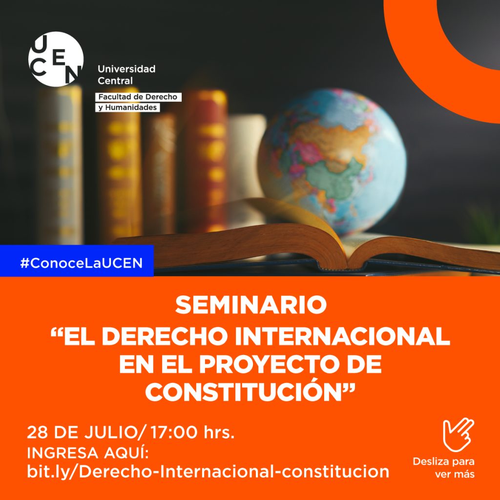 Invitación: Seminario “El Derecho Internacional en el proyecto de nueva  Constitución” – Observatorio latinoamericano sobre Constitución y Democracia